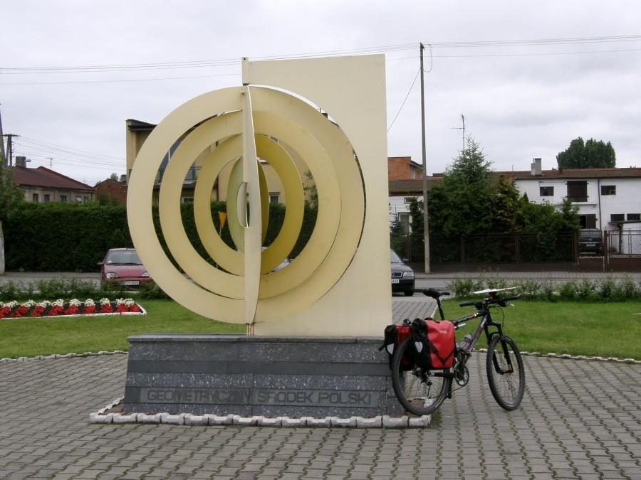Geometryczny środek Polski w Piątku