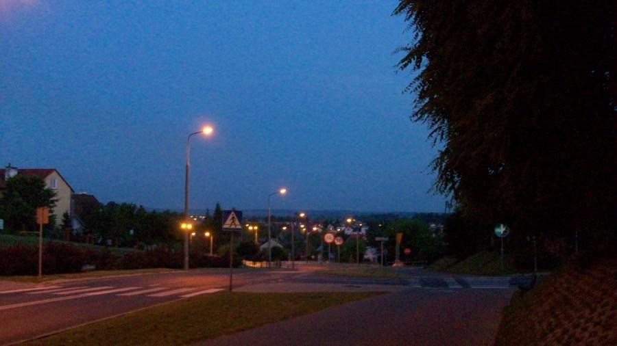 Widok na Włostowice z ulicy Gościńczyk