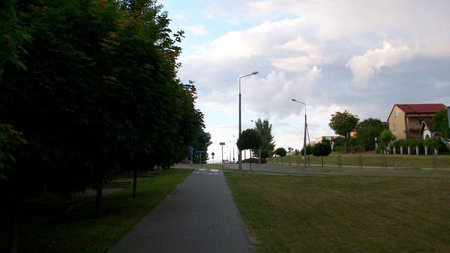 Ścieżka rowerowa na ul Gościńczyk