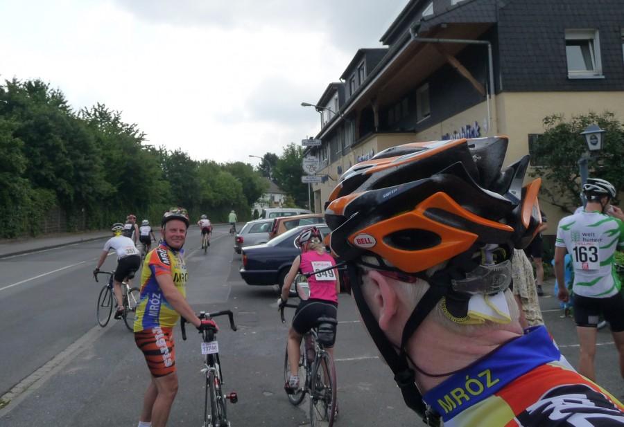 RTF Solingen - kontrolpunkt na trasie