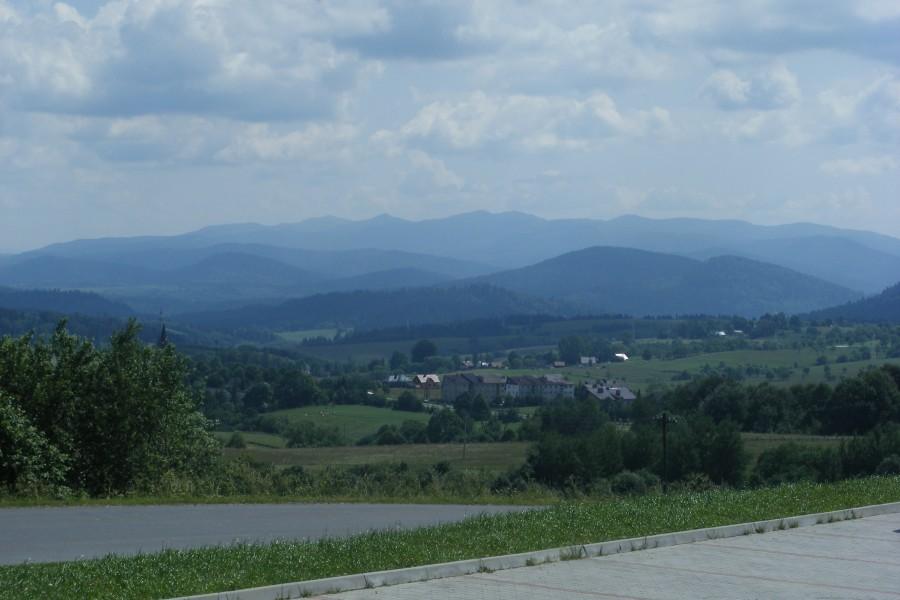 Panorama Bieszczad w Lutowiskach