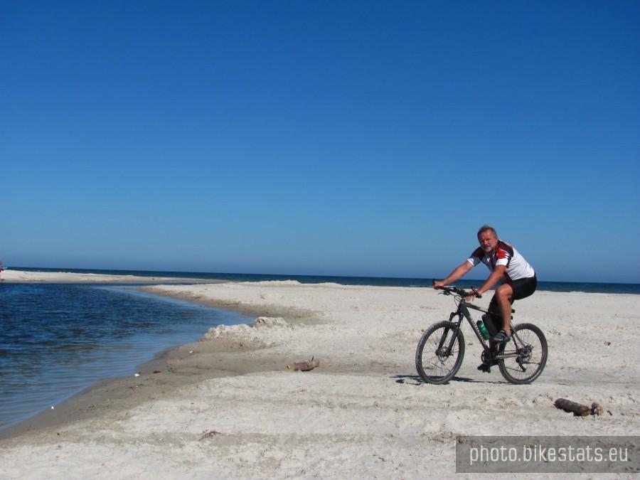 po plaży w Dębkach