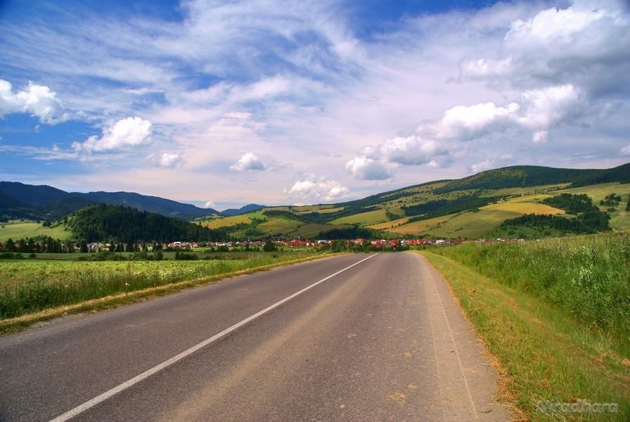 z górki prosto do Zuberca
