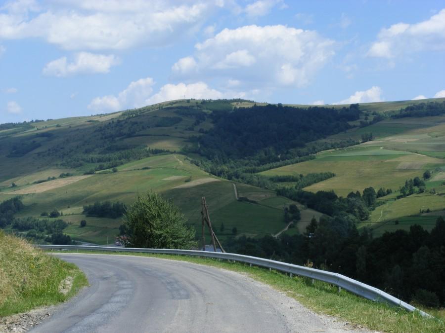 Widoki co najmniej tak samo ciekawe jak zjazd:)