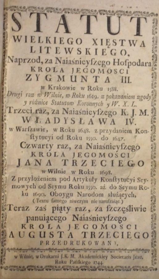 Ważny statut