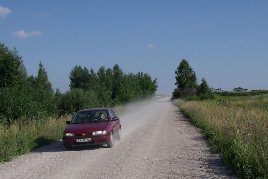 Ten na widok aparatu zwolnił