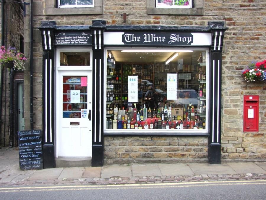 Sklep winny w Grassington