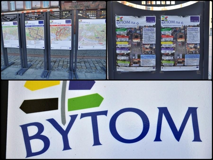 Bytom - Punkt informacyjny o atrakcjach turystycznych na rynku