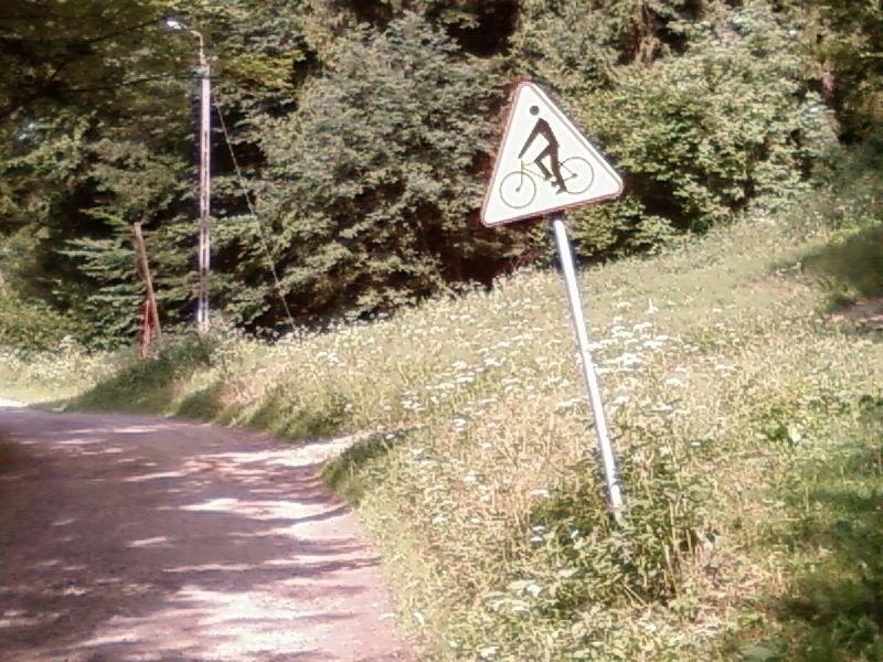 Pochylenie znaku mówi prawdę...