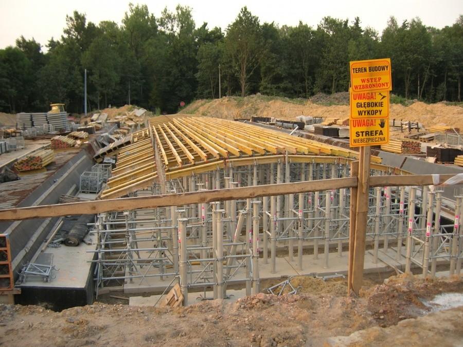Budowa tunelu rowerowego pod autostradą A1 w Bytomiu