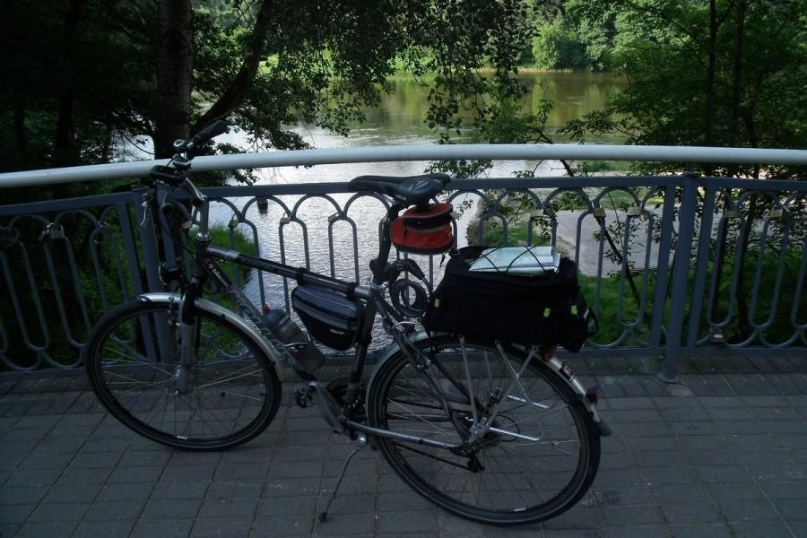 Widok na Niemen w Druskiewnikach