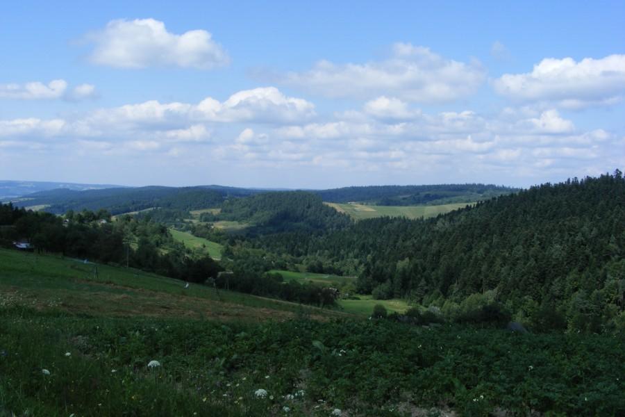 Widoki na Pogórzu Przemyskim
