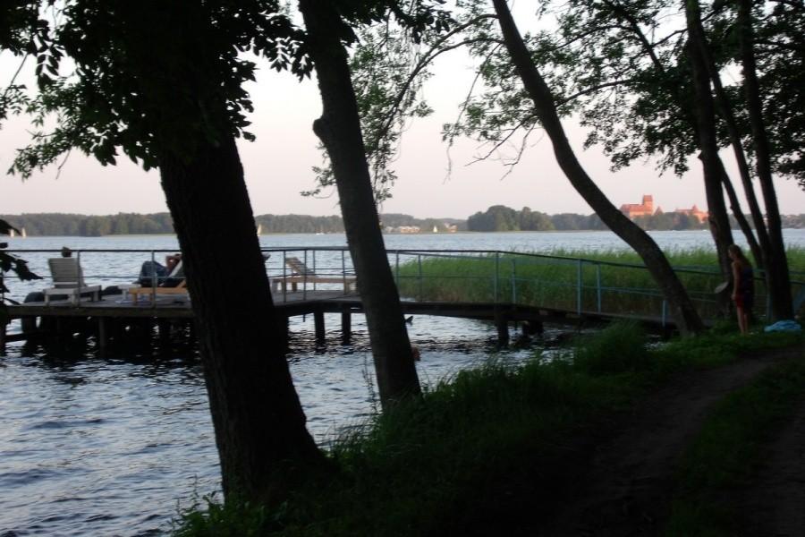Pomost na campingu