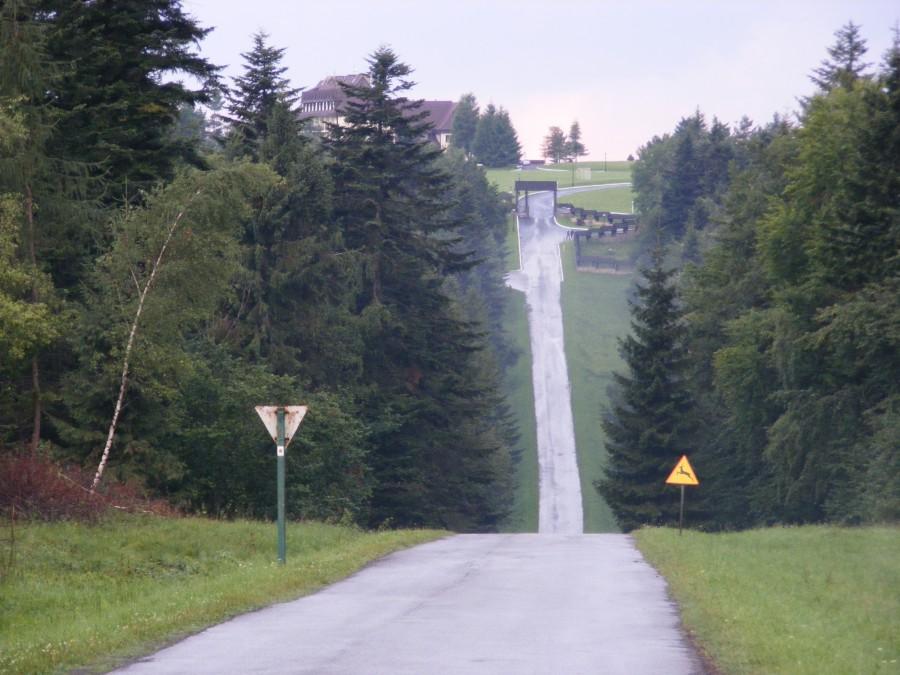 Wjazd do ośrodka w Arłamowie