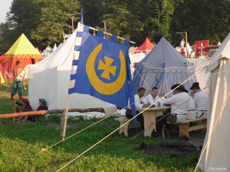 Obóz na polach grunwaldzkich