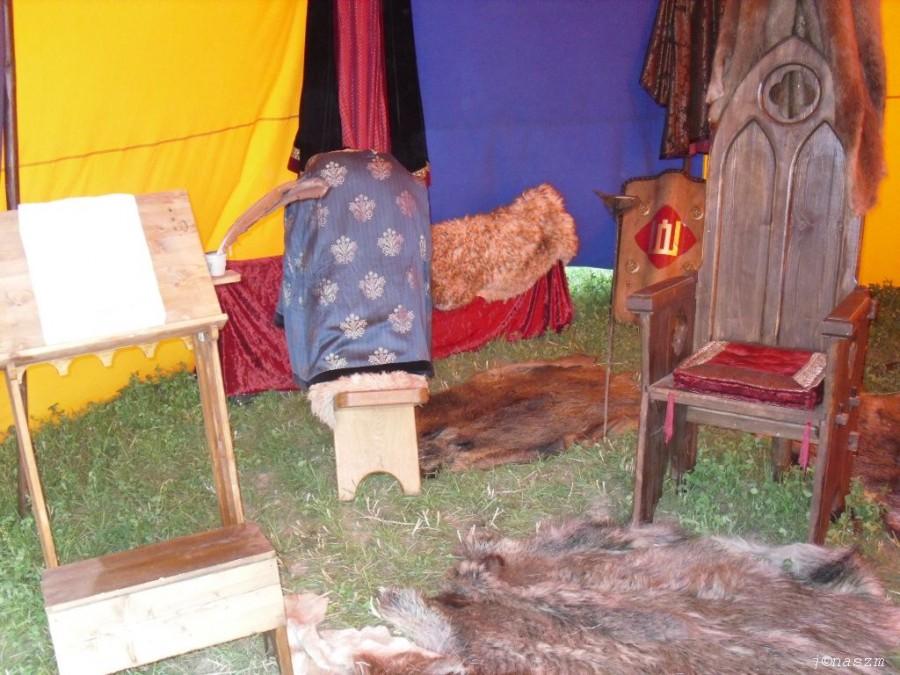 Wnętrze namiotu litewskiego dostojnika