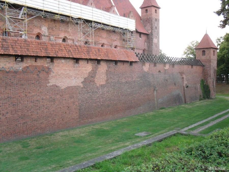 Malbork - prace konserwatorskie