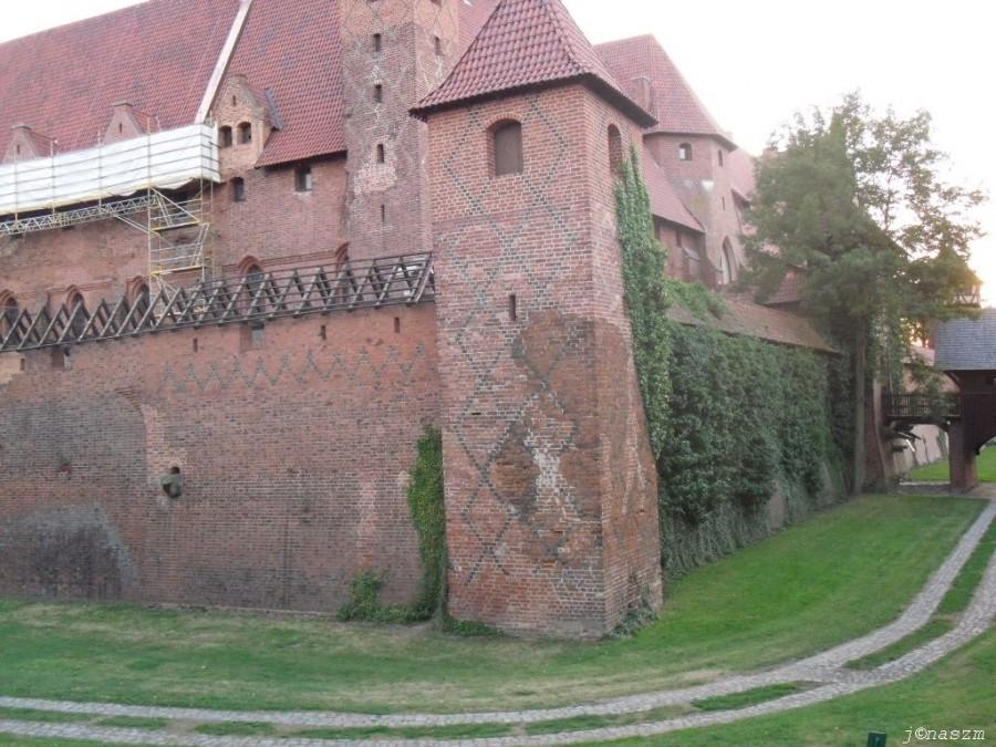 Fragment zamku w Malborku