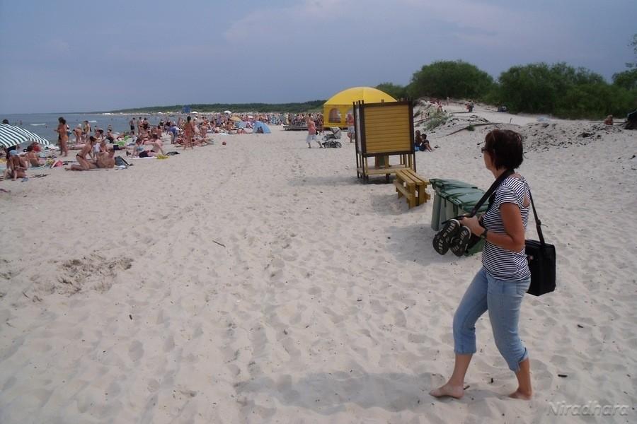 plaża w Połądze