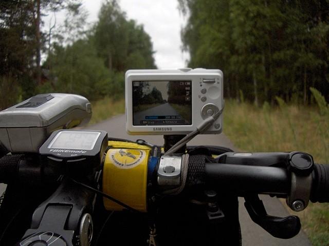 Widok na kierownicę