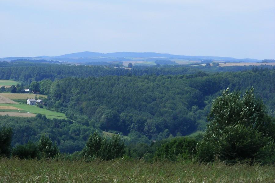 Na horyzoncie po lewej widać cel wyprawy:)