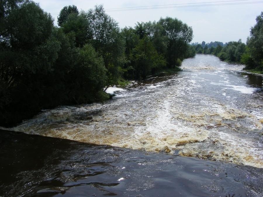 Wzburzona ostatnimi opadami Lubaczówka