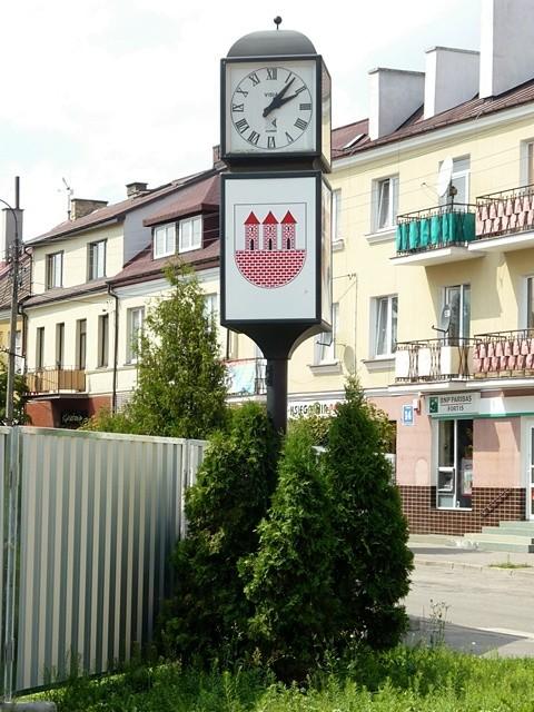 Zegar na Rynku w Przasnyszu