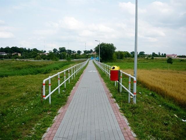 Droga dla rowerów łącząca ulicę Leszno i Makowską