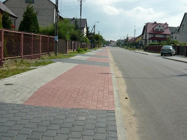 Droga dla rowerów i pieszych w Olszewo Borkach
