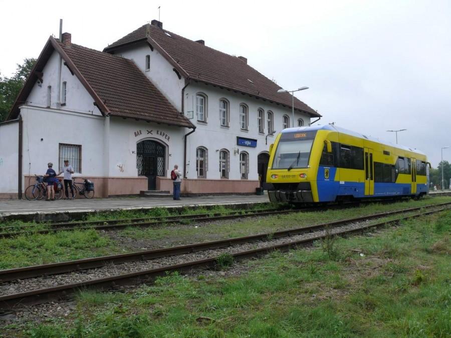 Na dworcu w Łebie