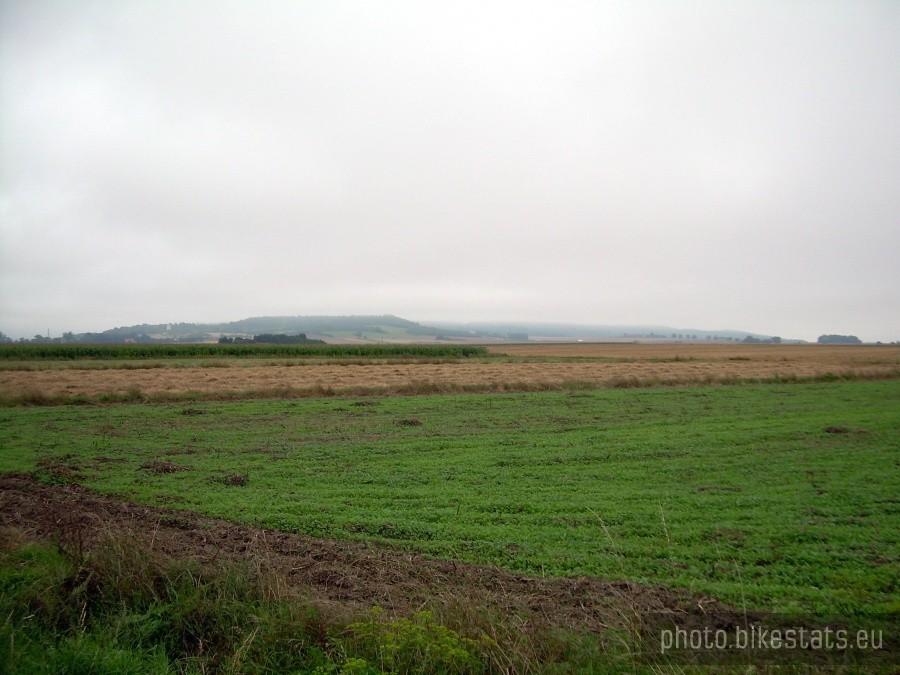 Góra Św. Anny tonąca w chmurach