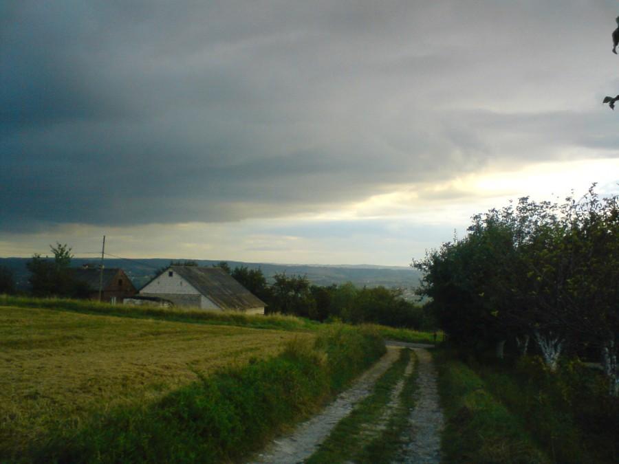 chmurki idą...