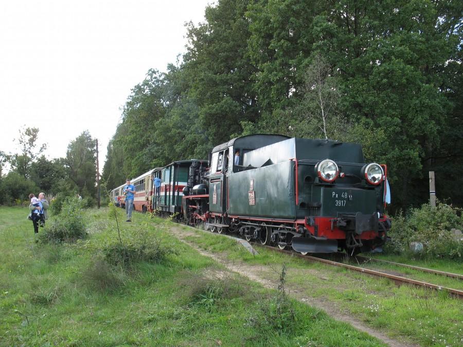 Runów - przystanek wąskotorówki