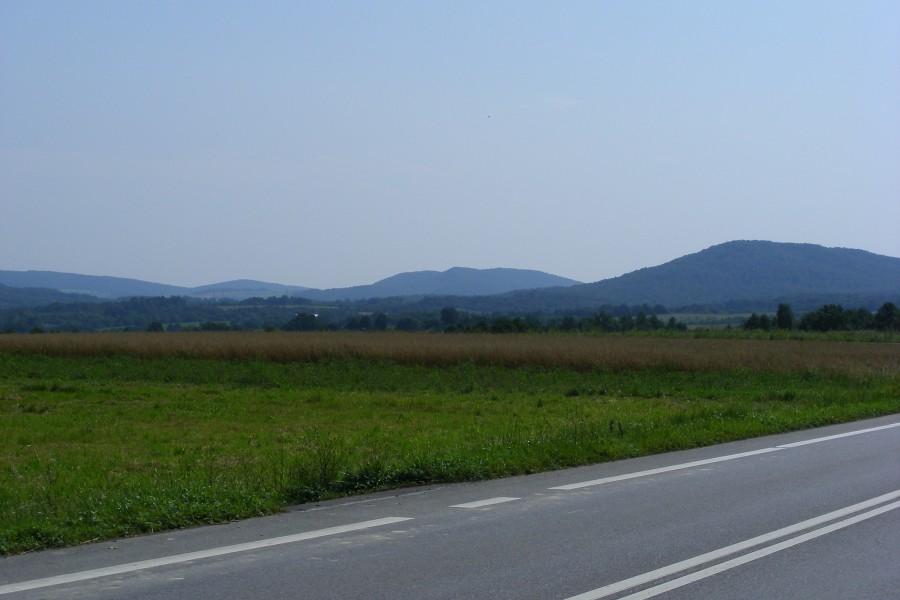 Widoki gdzieś na trasie- powoli zaczynają się większe górki:)