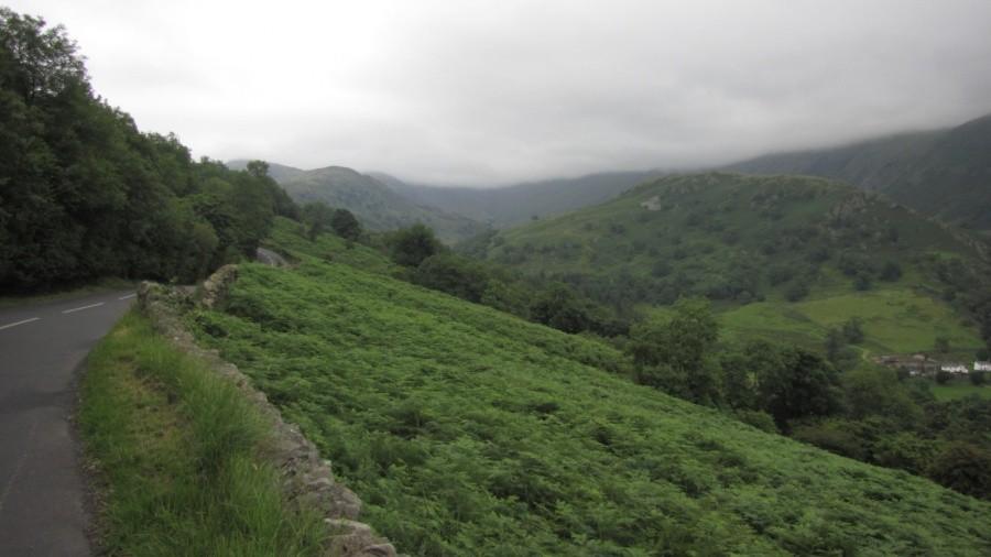 Lake District - podjazd do Kirkstone Pass