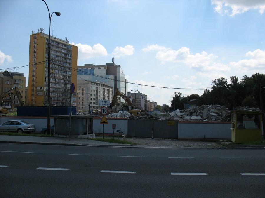 Warszawa - ruiny "Supersamu"