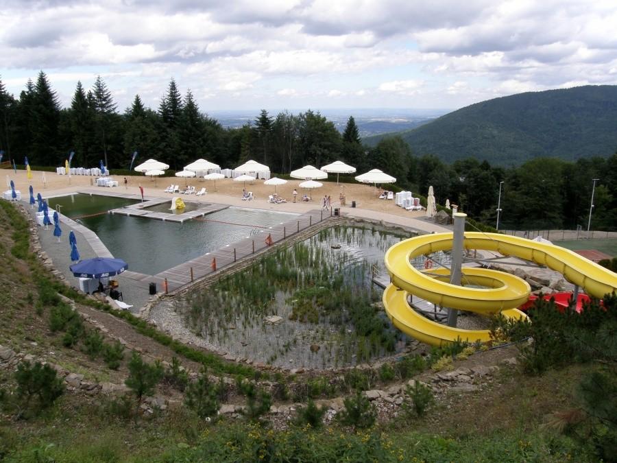 Basen i plaża na wysokości ponad 700 m !
