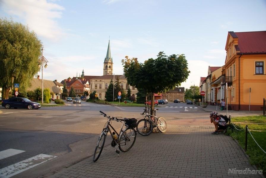 Jacek foci rynek w Wilamowicach