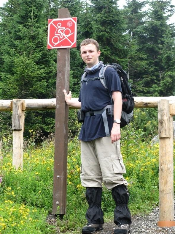 Szlak obok Voseckiej boudy (CZ)