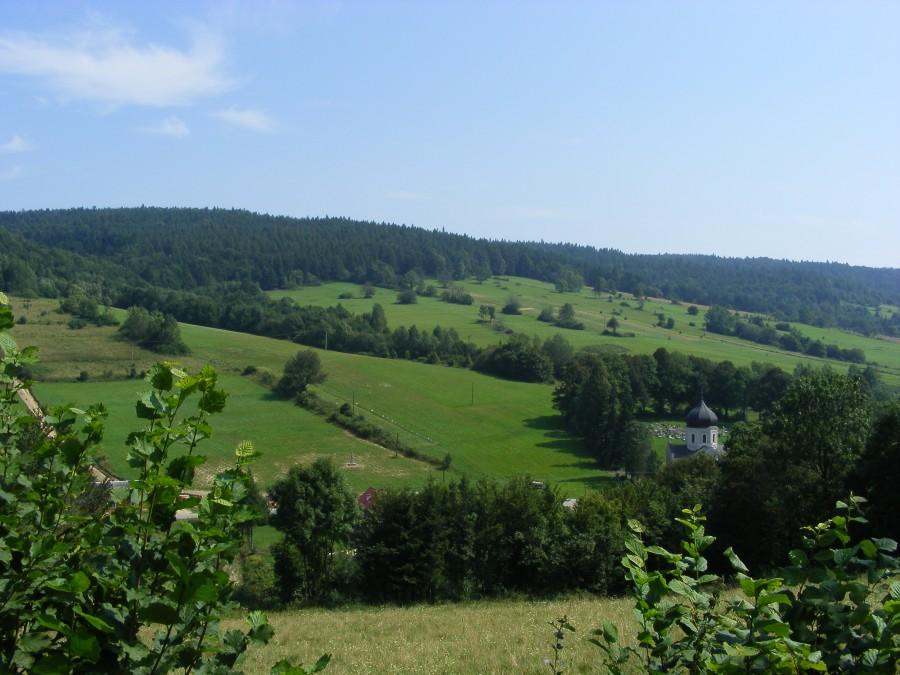 Podczas wspinaczki na przełęcz Małastowską