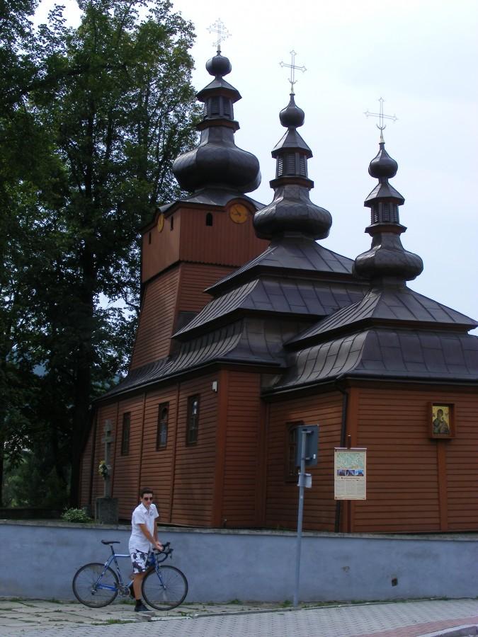 Brat pod cerkwią w Wysowej Zdrój