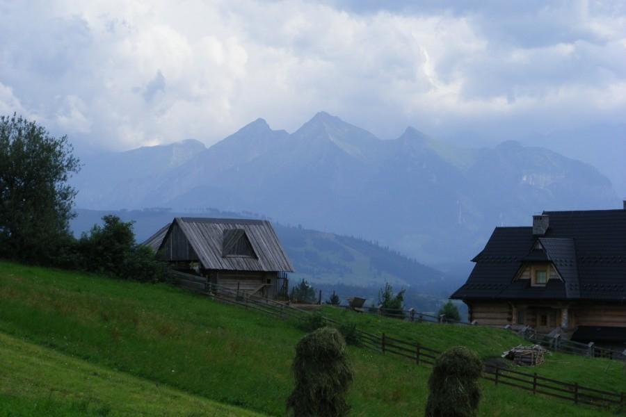 Widok z górki w Czarnej Górze