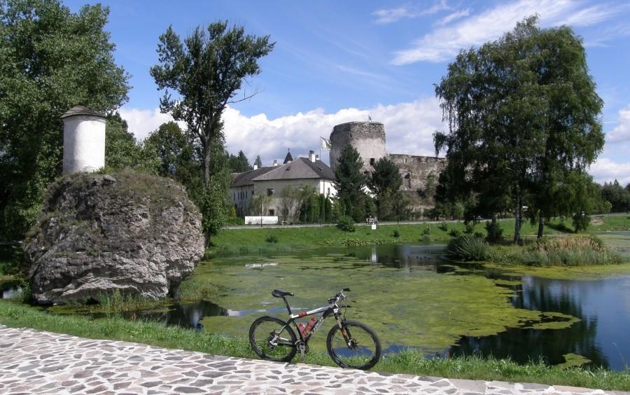 Zamek w Liptovsky Hradok, stąd zaczynamy jazdę do gory