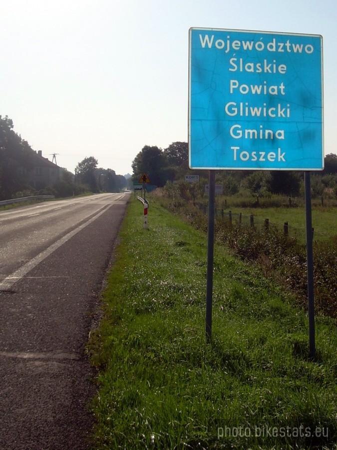 Wjazd do województwa śląskiego