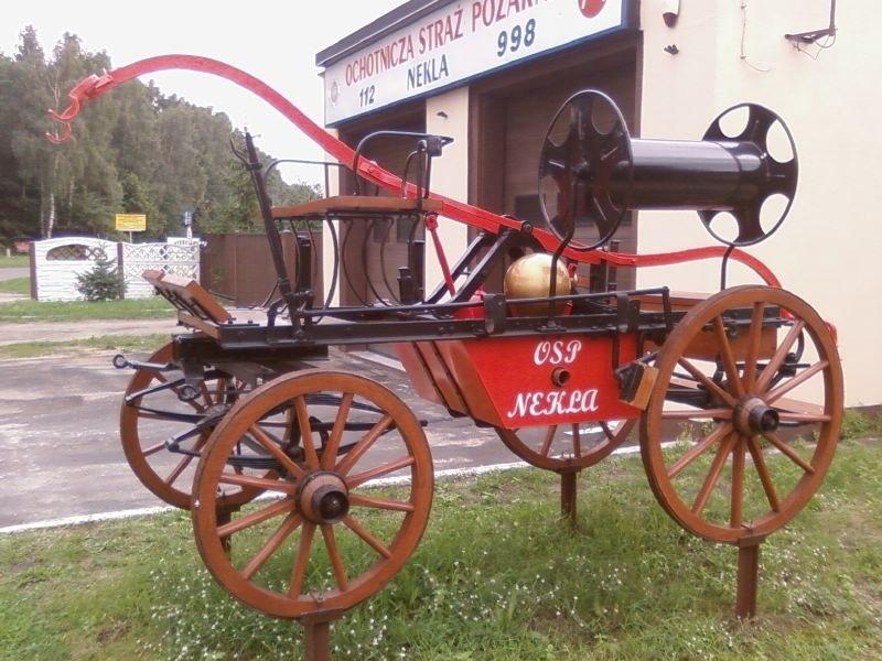 Zabytkowy wóz OSP Nekla