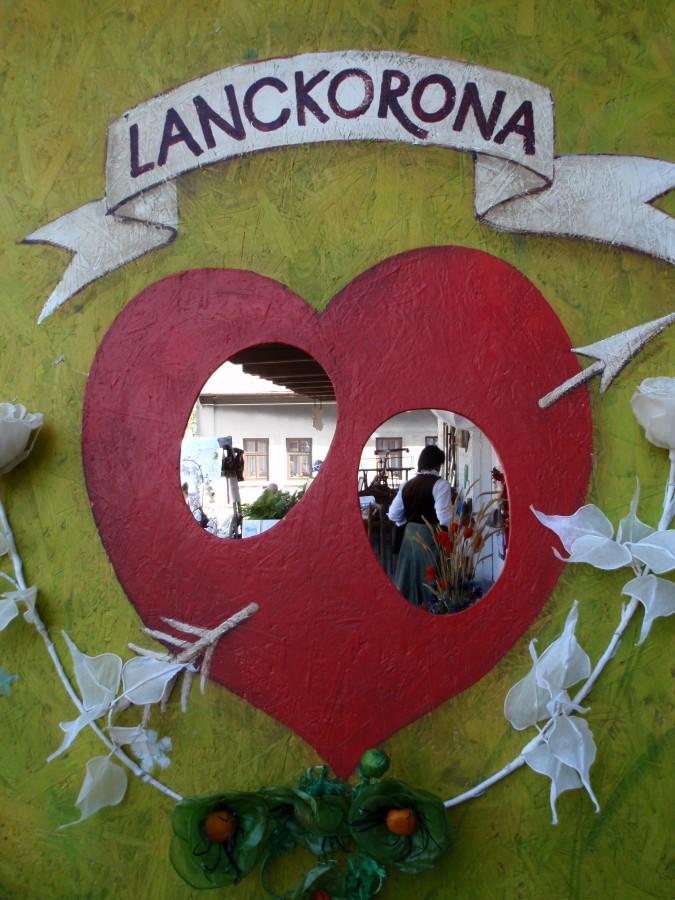 W Lanckoronie na rynku