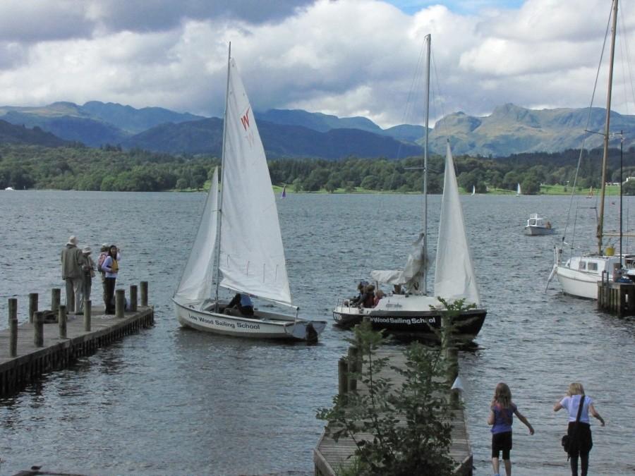 Ambleside, marina, Lake District