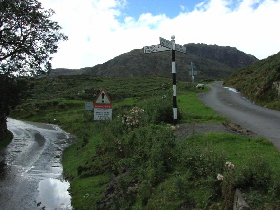 Wynrose Pass, Lake District, Cumbria, UK