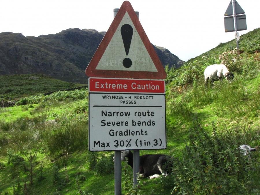 Wrynose Pass, Lake District, Cumbria, UK