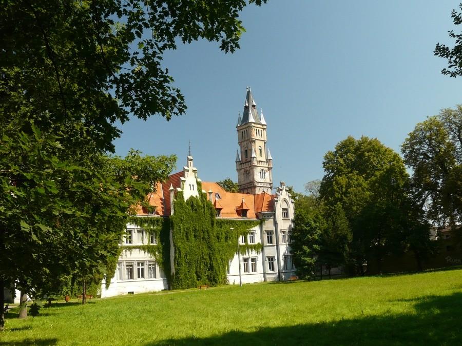 Zamek w Nakle Śląskim - nareszcie na zdjęciu